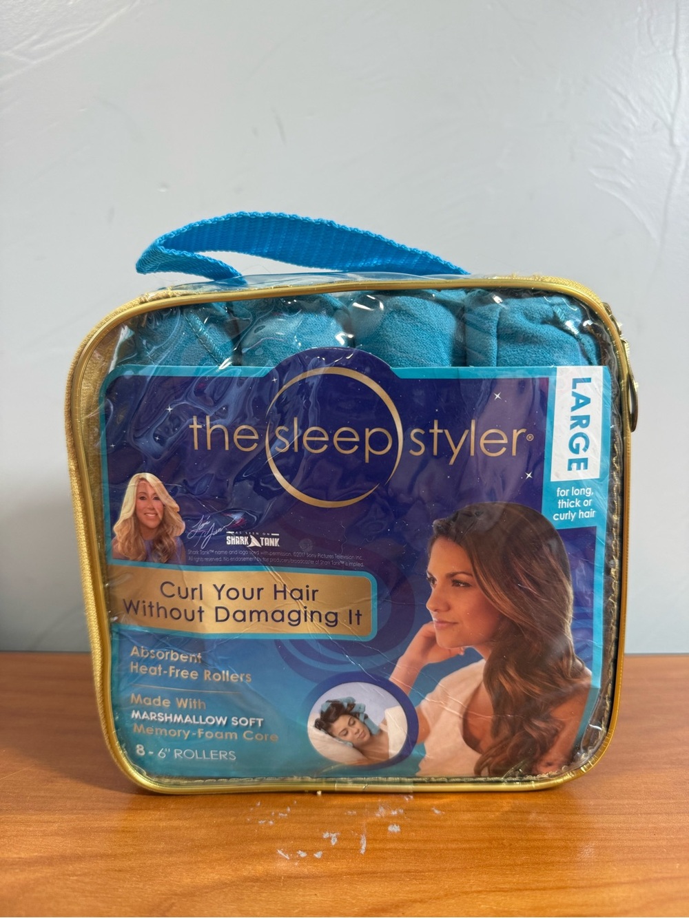 NEW 8 PCS Set The Sleep Styler Absorbent Heat Free 6" Foam Hair Rollers Large